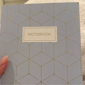 Blue Geometric Notebook